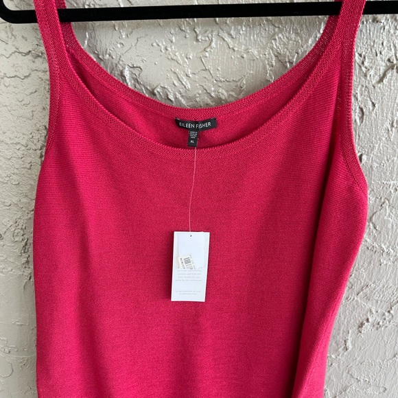 Eileen Fisher Magenta Tank Top - Picture 2 of 10